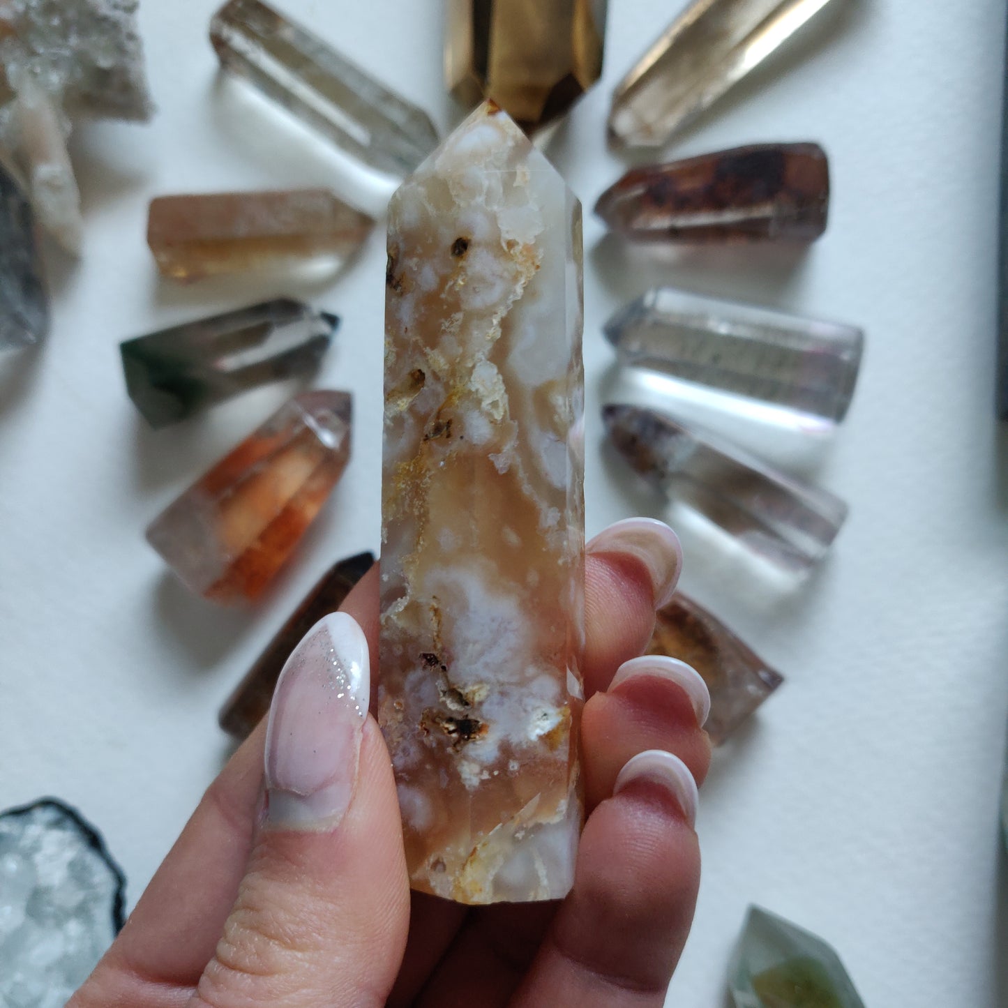Flower Agate Tower (#4) - Simply Affinity