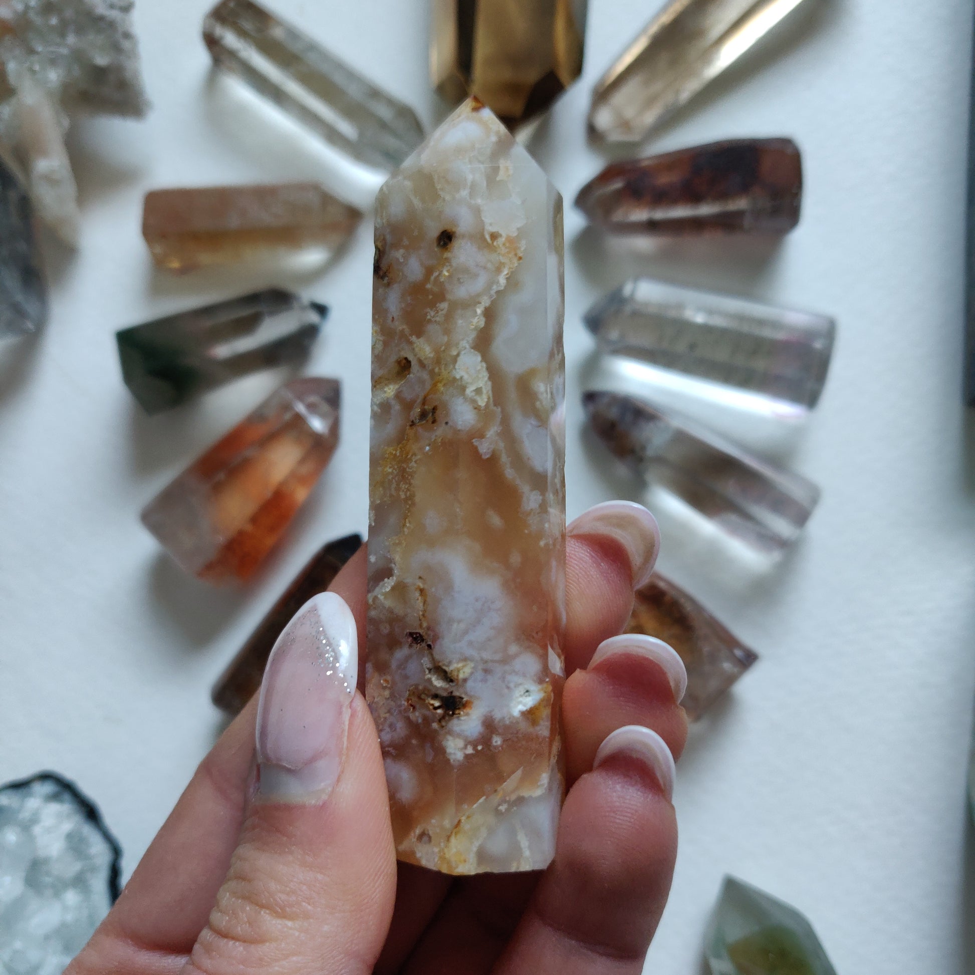 Flower Agate Tower (#4) - Simply Affinity