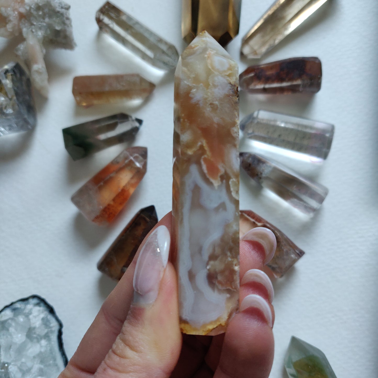 Flower Agate Tower (#4) - Simply Affinity