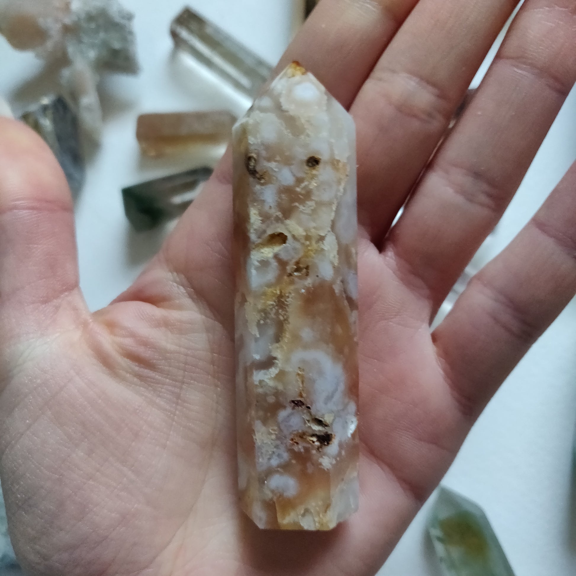 Flower Agate Tower (#4) - Simply Affinity