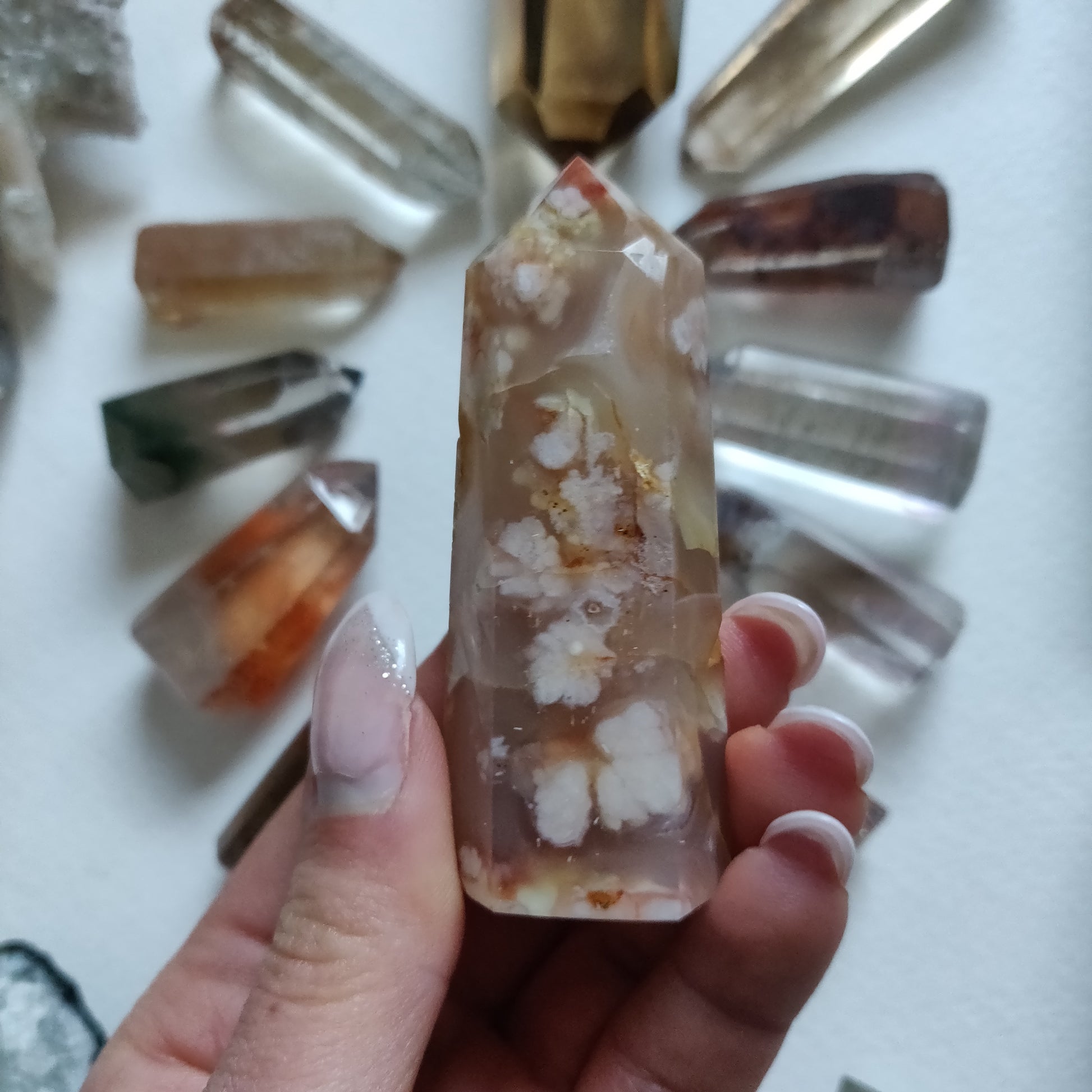 Flower Agate Tower (#5) - Simply Affinity