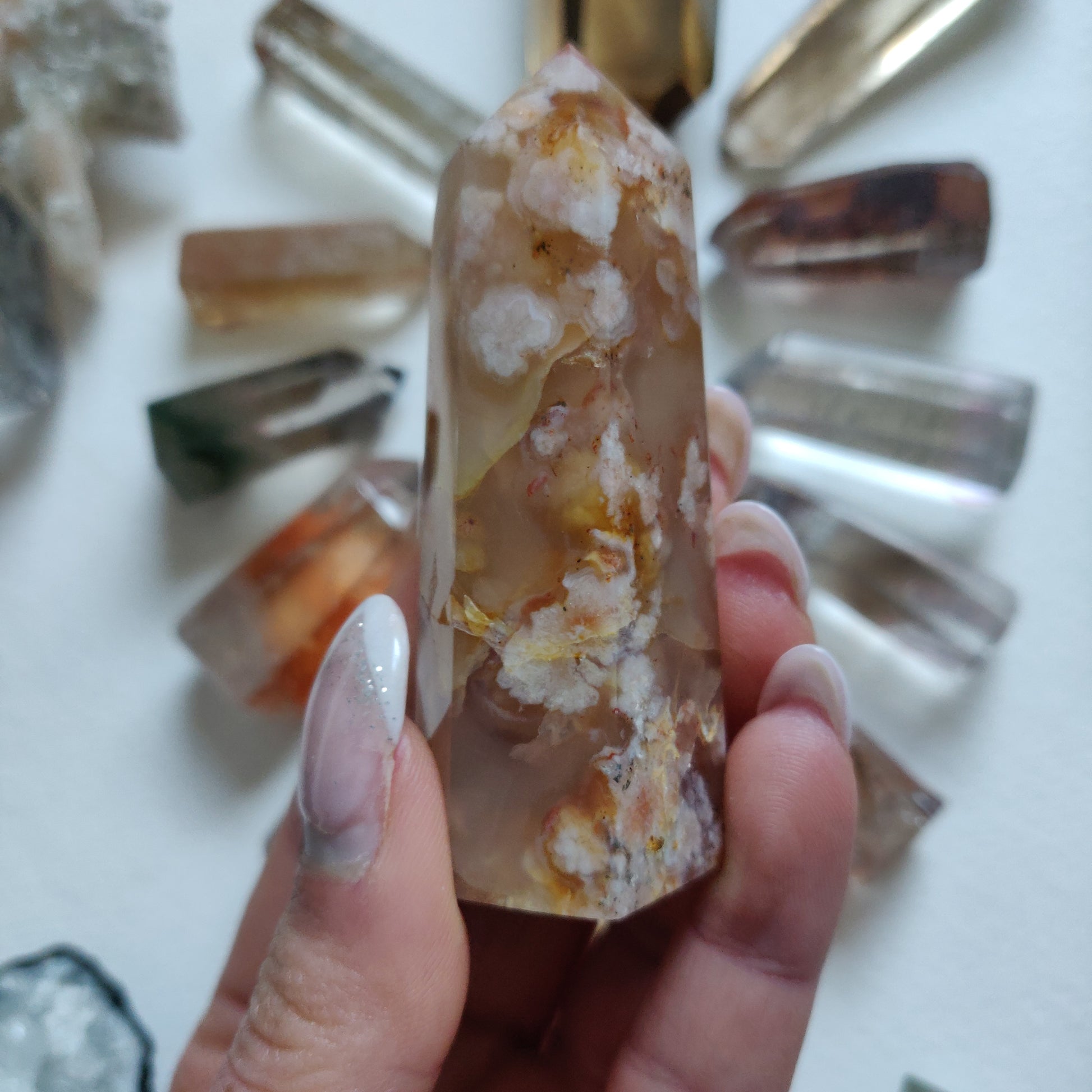 Flower Agate Tower (#5) - Simply Affinity