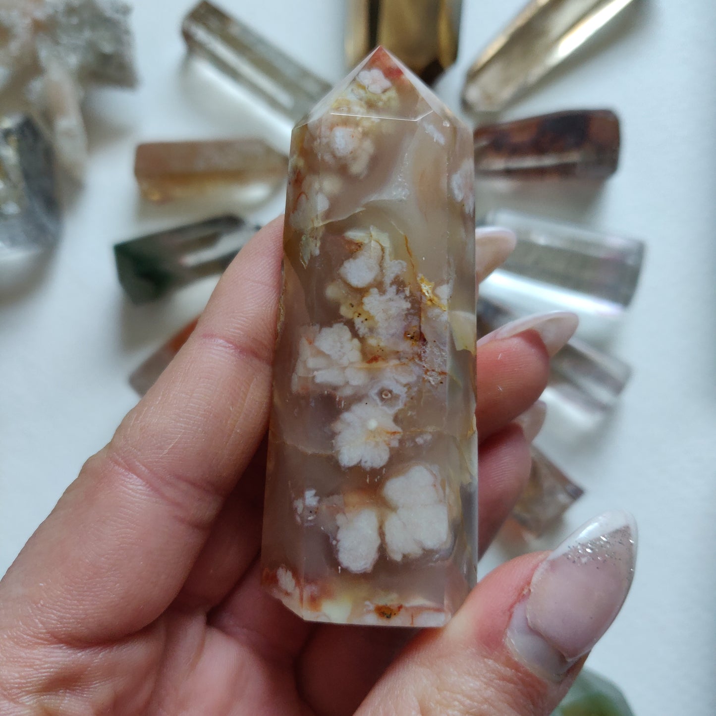 Flower Agate Tower (#5) - Simply Affinity