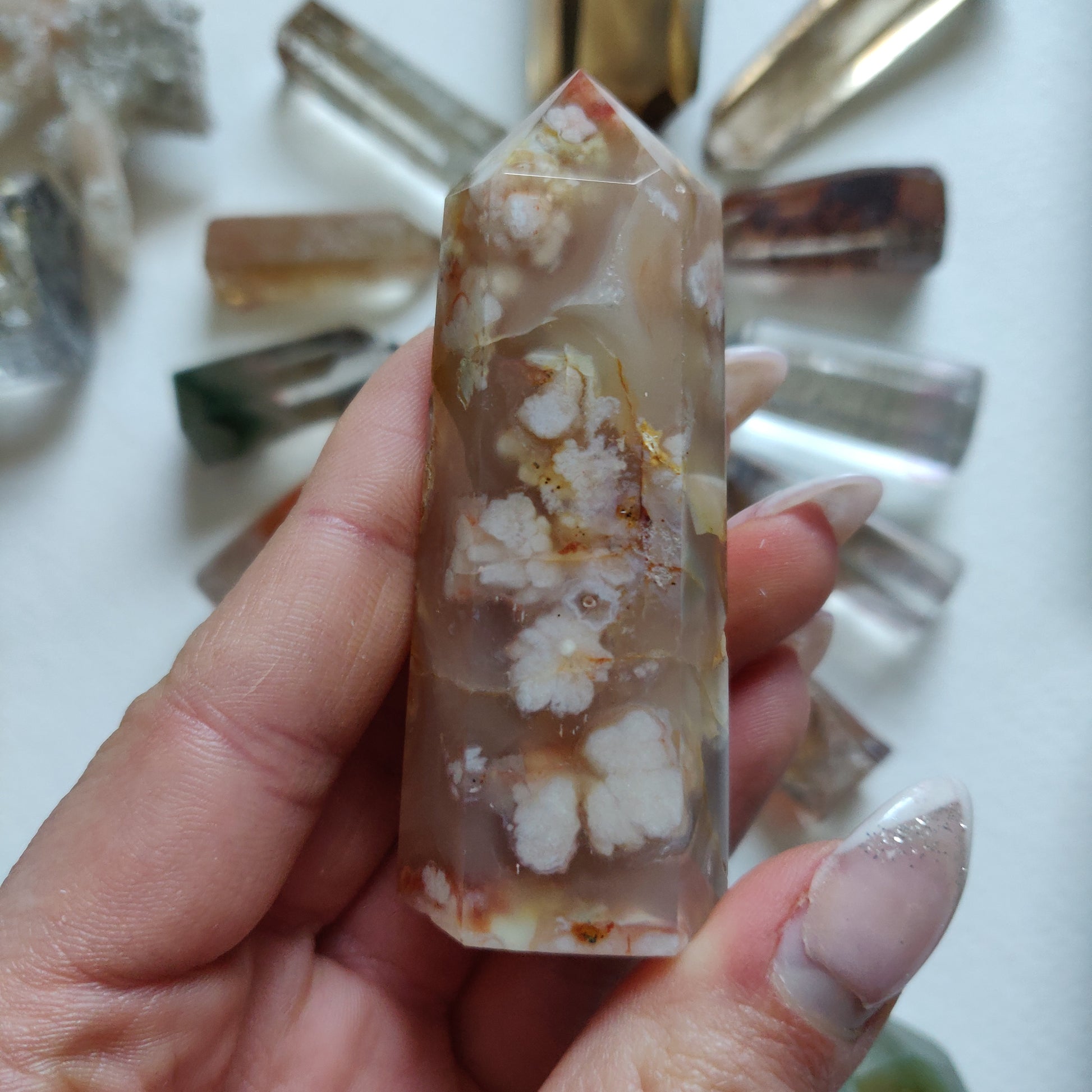Flower Agate Tower (#5) - Simply Affinity