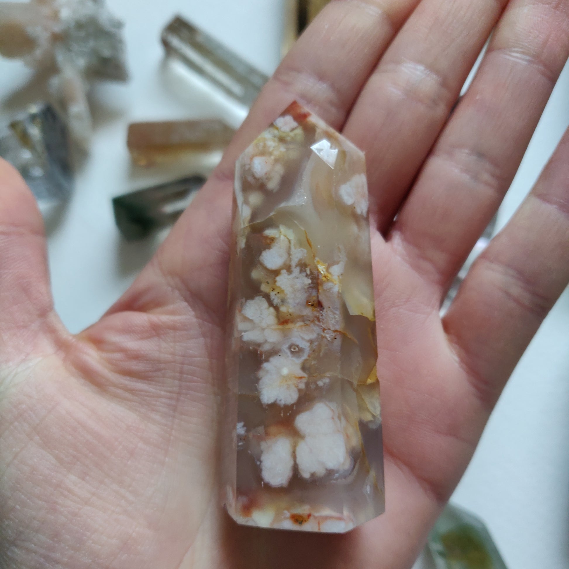 Flower Agate Tower (#5) - Simply Affinity