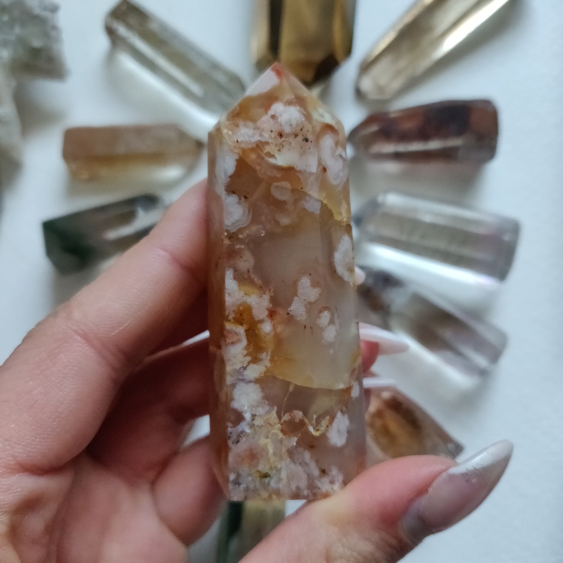 Flower Agate Tower (#5) - Simply Affinity