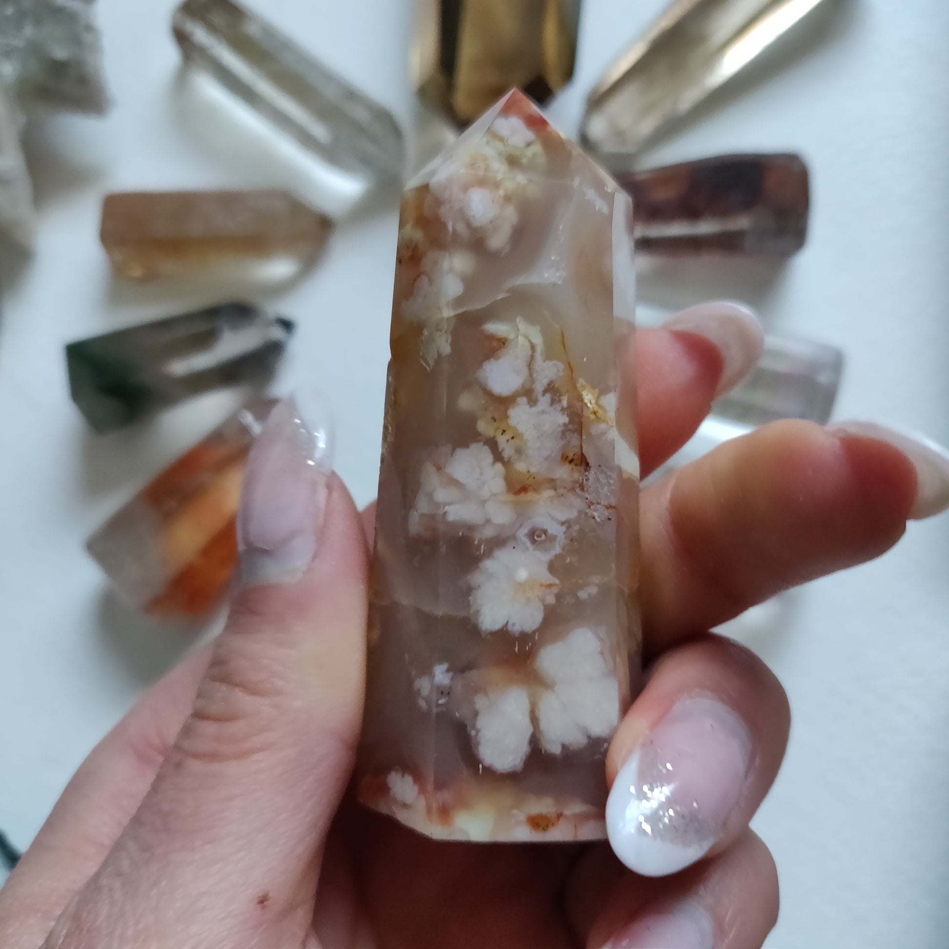 Flower Agate Tower (#5) - Simply Affinity