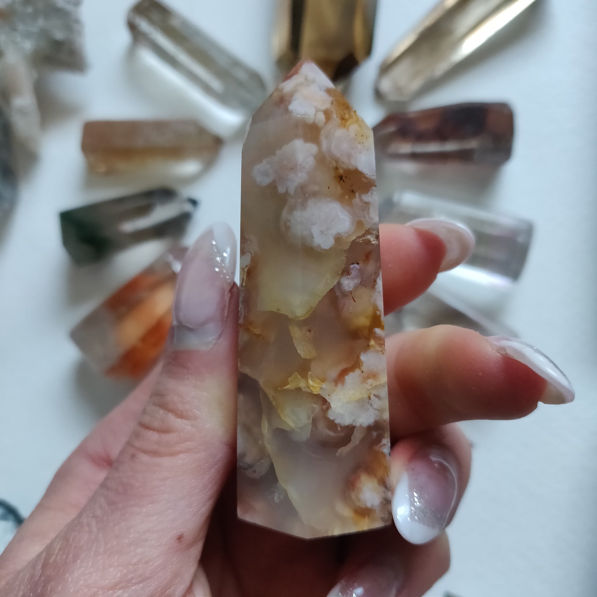 Flower Agate Tower (#5) - Simply Affinity