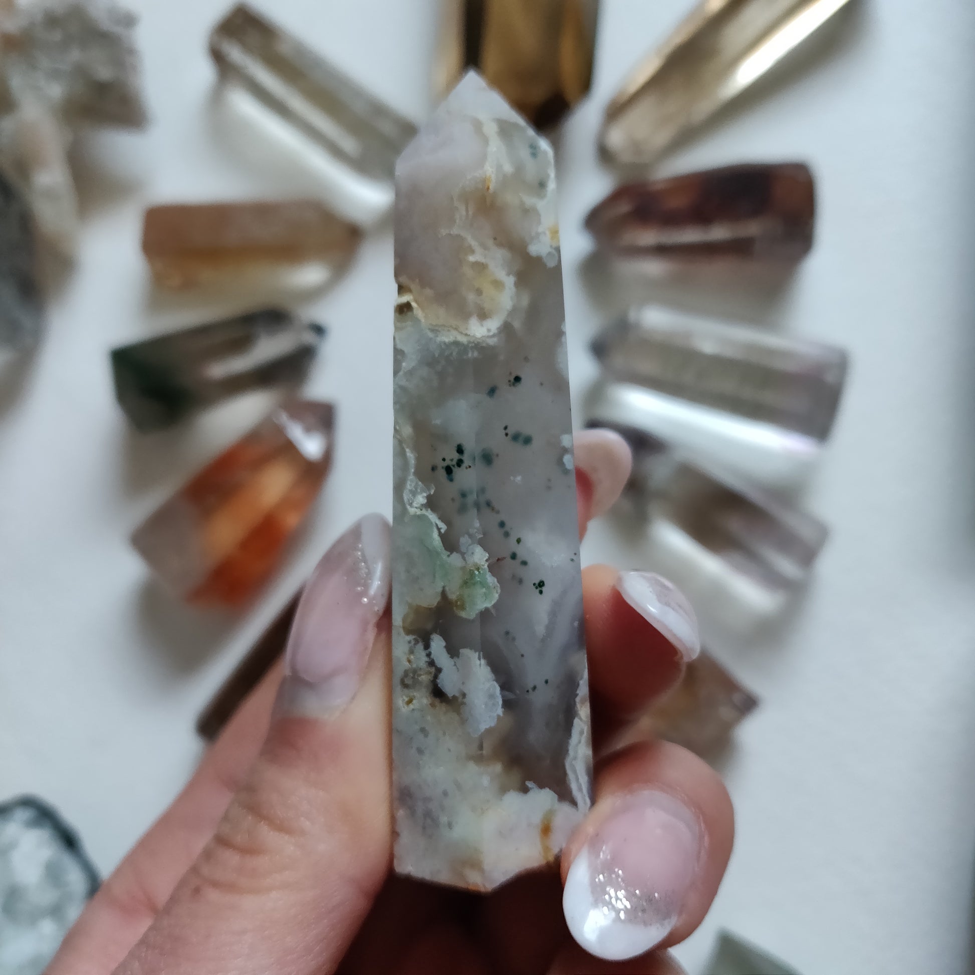Flower Agate Tower (#6) - Simply Affinity