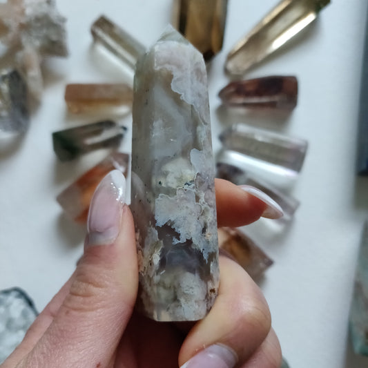 Flower Agate Tower (#6) - Simply Affinity