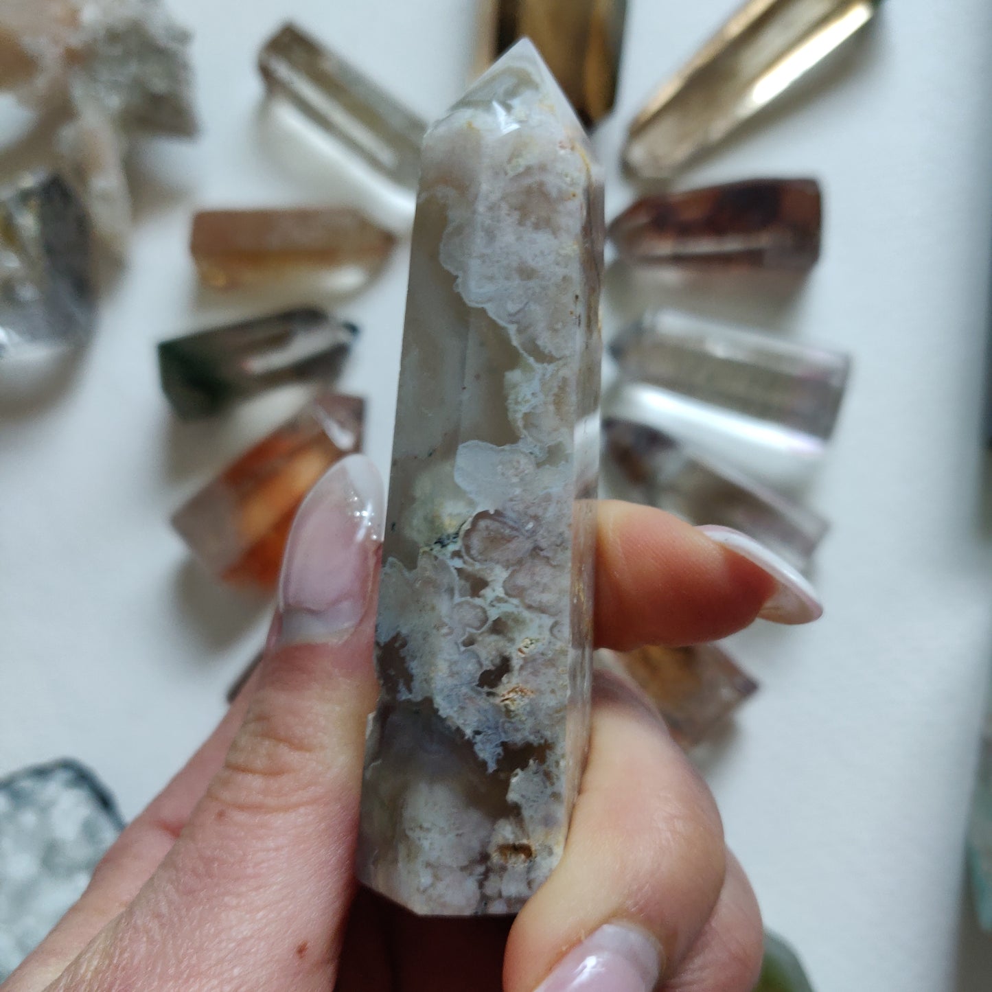 Flower Agate Tower (#6) - Simply Affinity