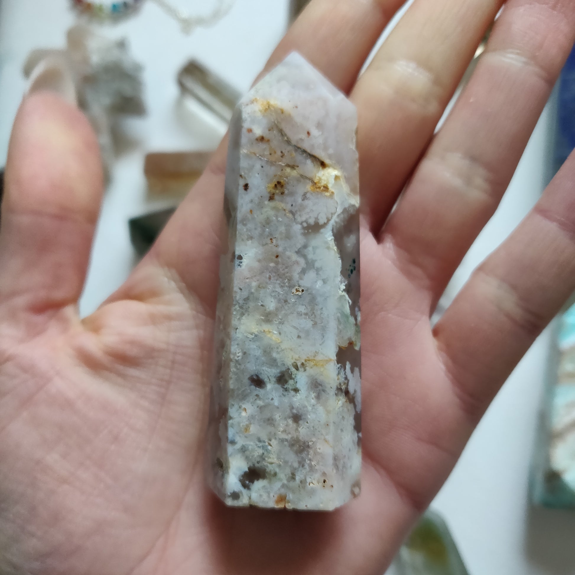 Flower Agate Tower (#6) - Simply Affinity
