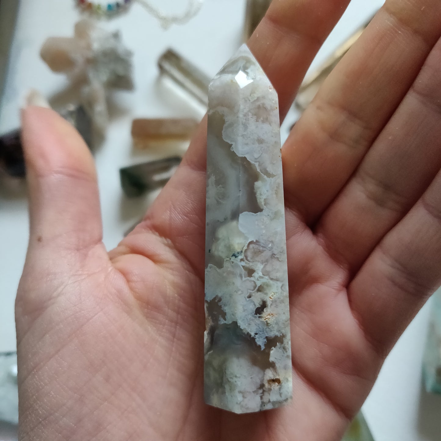 Flower Agate Tower (#6) - Simply Affinity