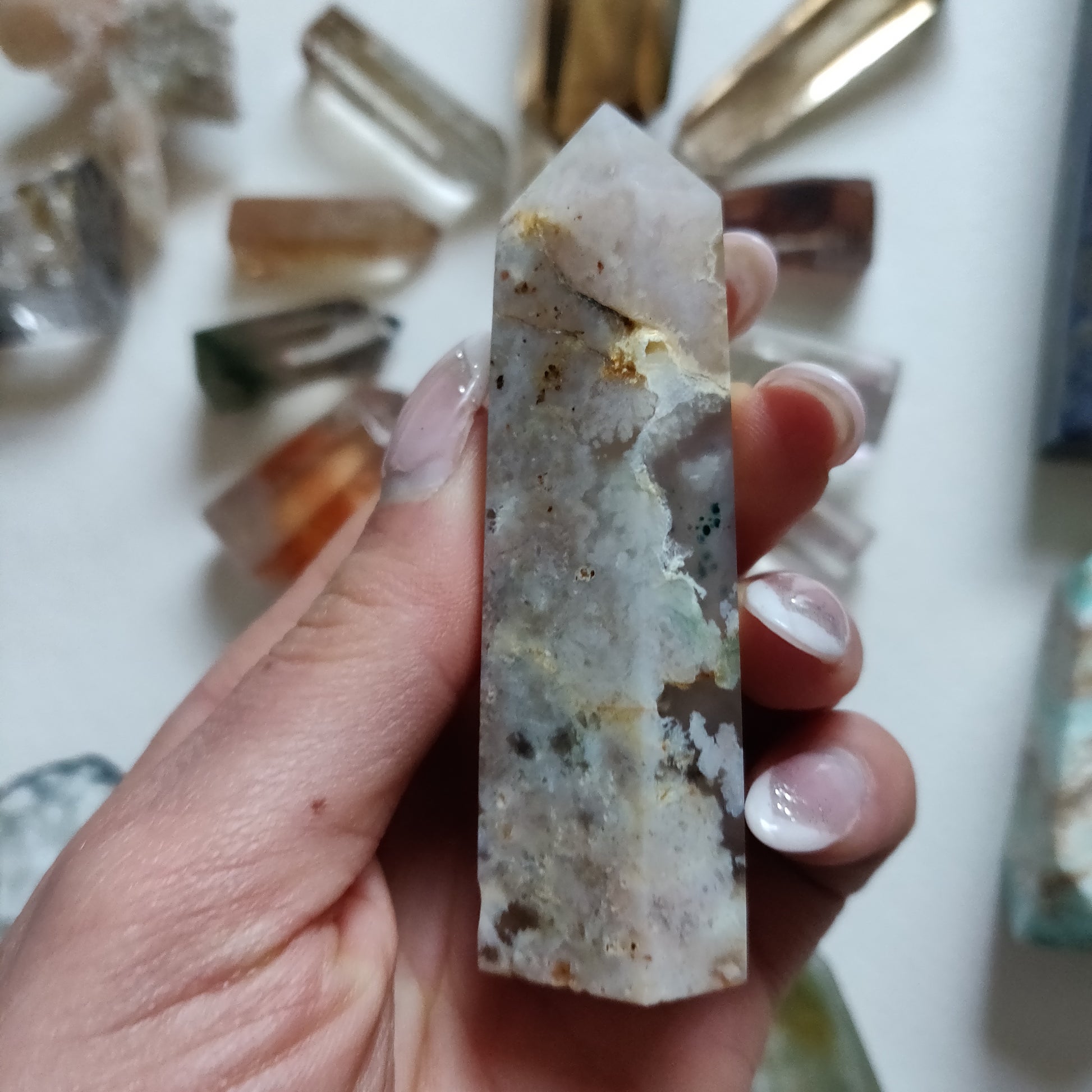Flower Agate Tower (#6) - Simply Affinity