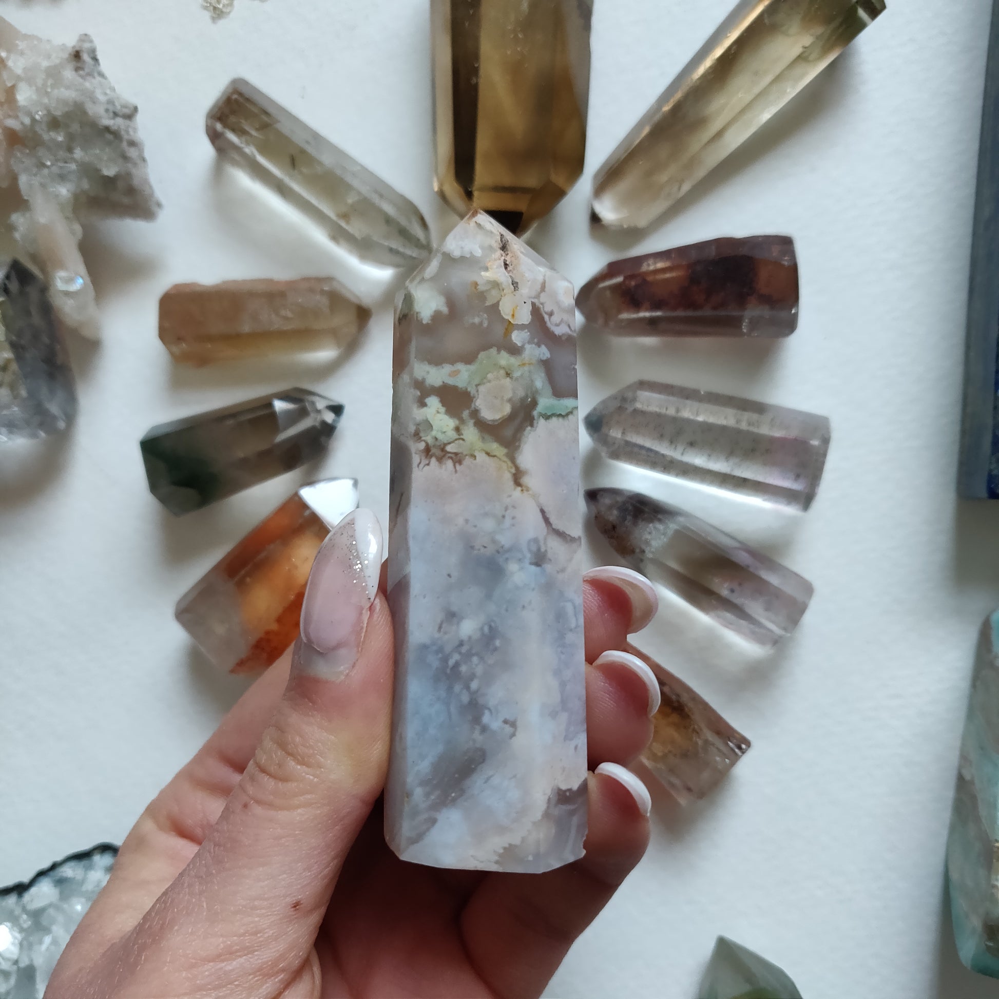Flower Agate Tower (#7) - Simply Affinity