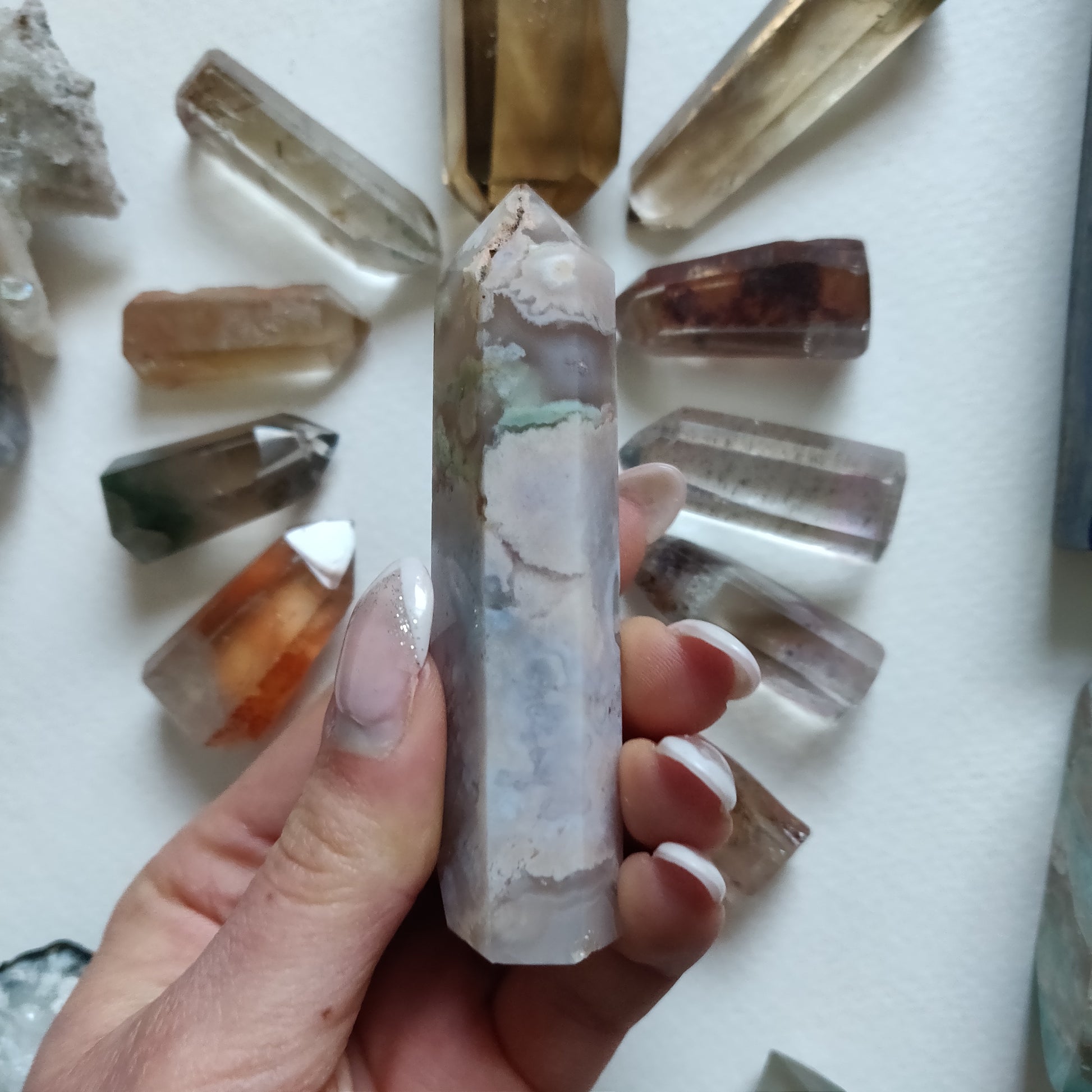 Flower Agate Tower (#7) - Simply Affinity
