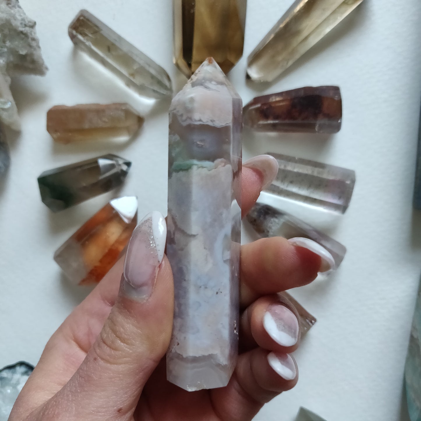 Flower Agate Tower (#7) - Simply Affinity