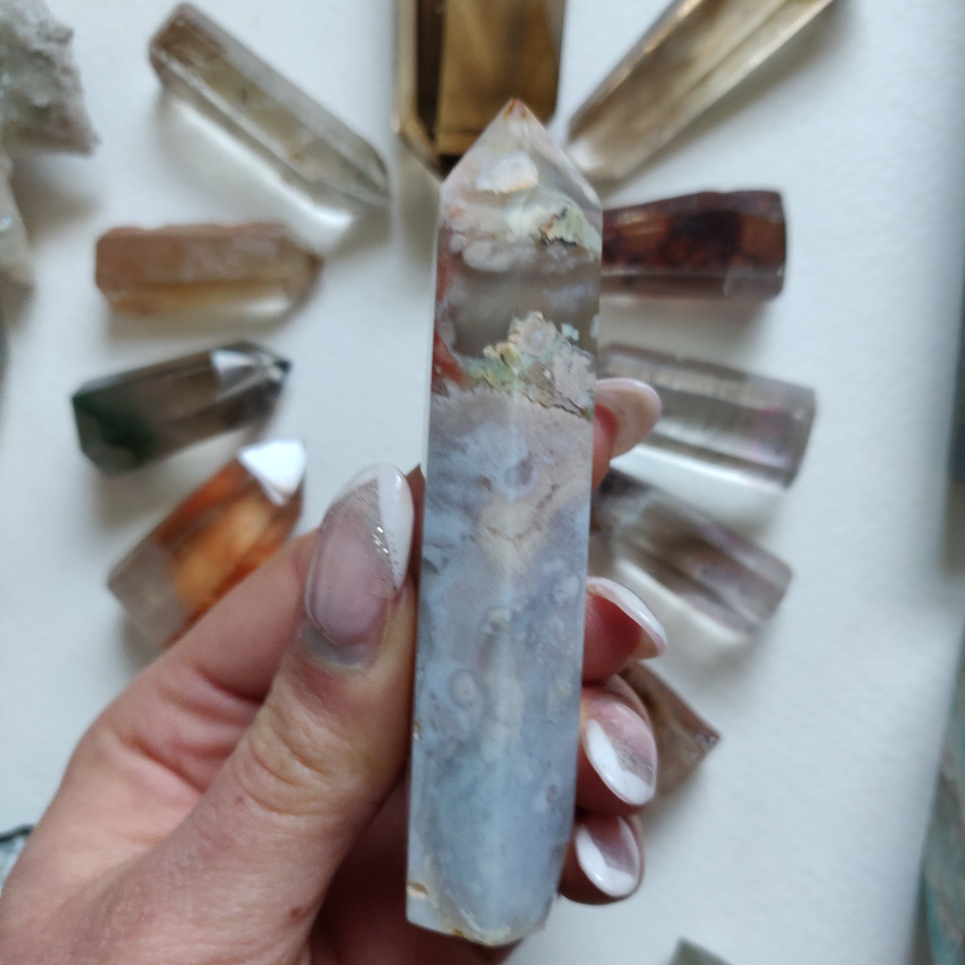 Flower Agate Tower (#7) - Simply Affinity