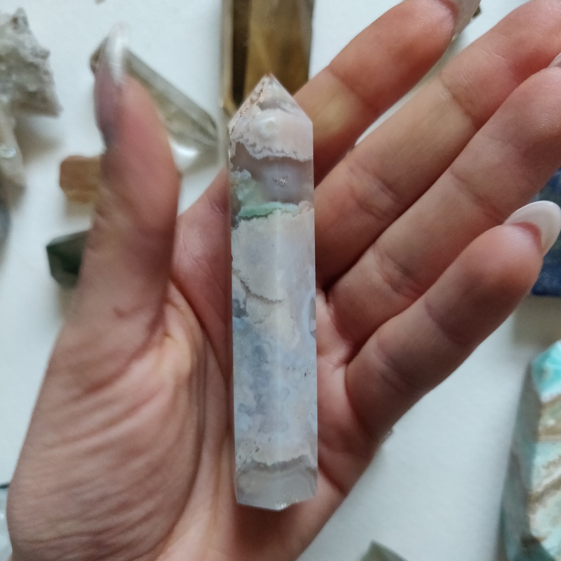 Flower Agate Tower (#7) - Simply Affinity