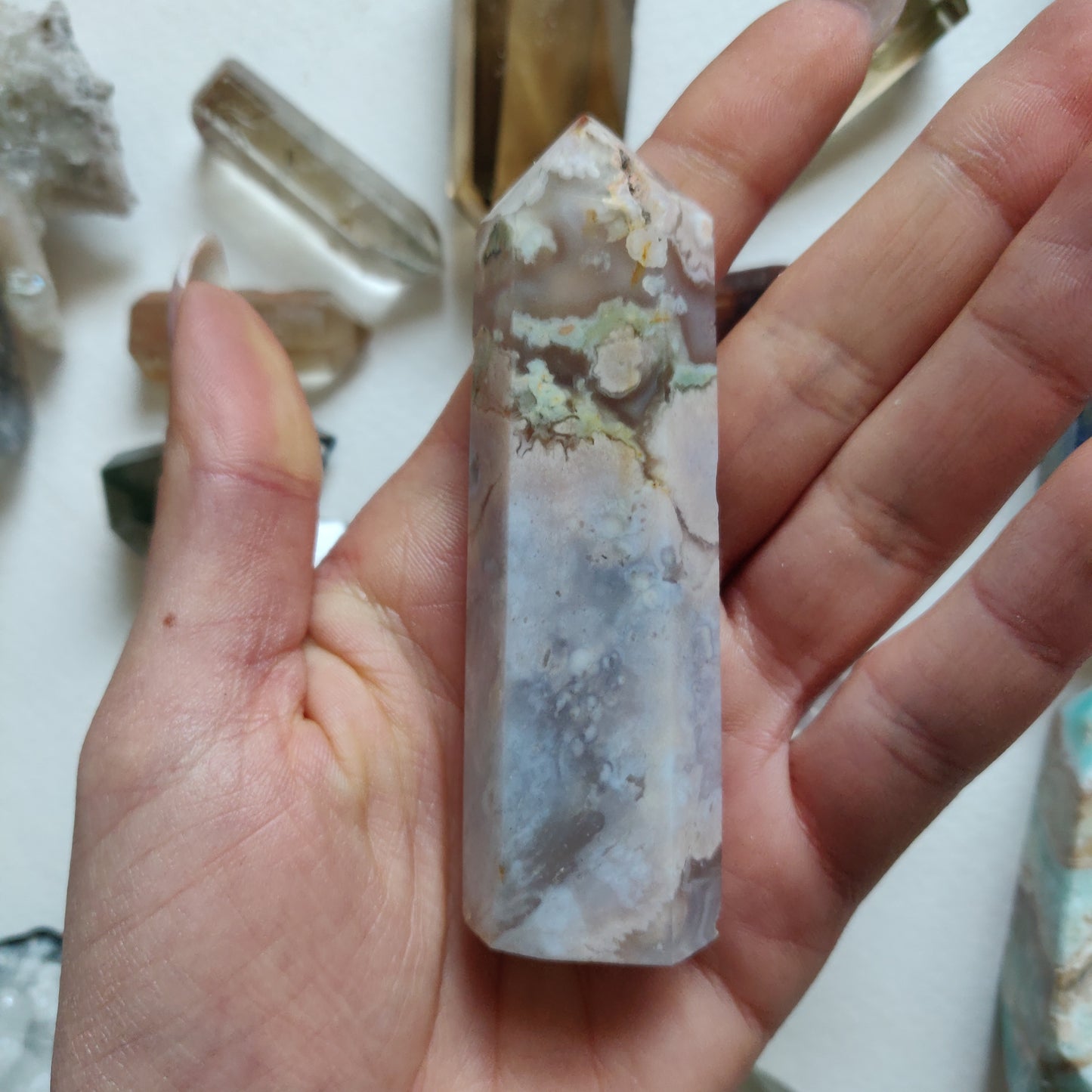 Flower Agate Tower (#7) - Simply Affinity