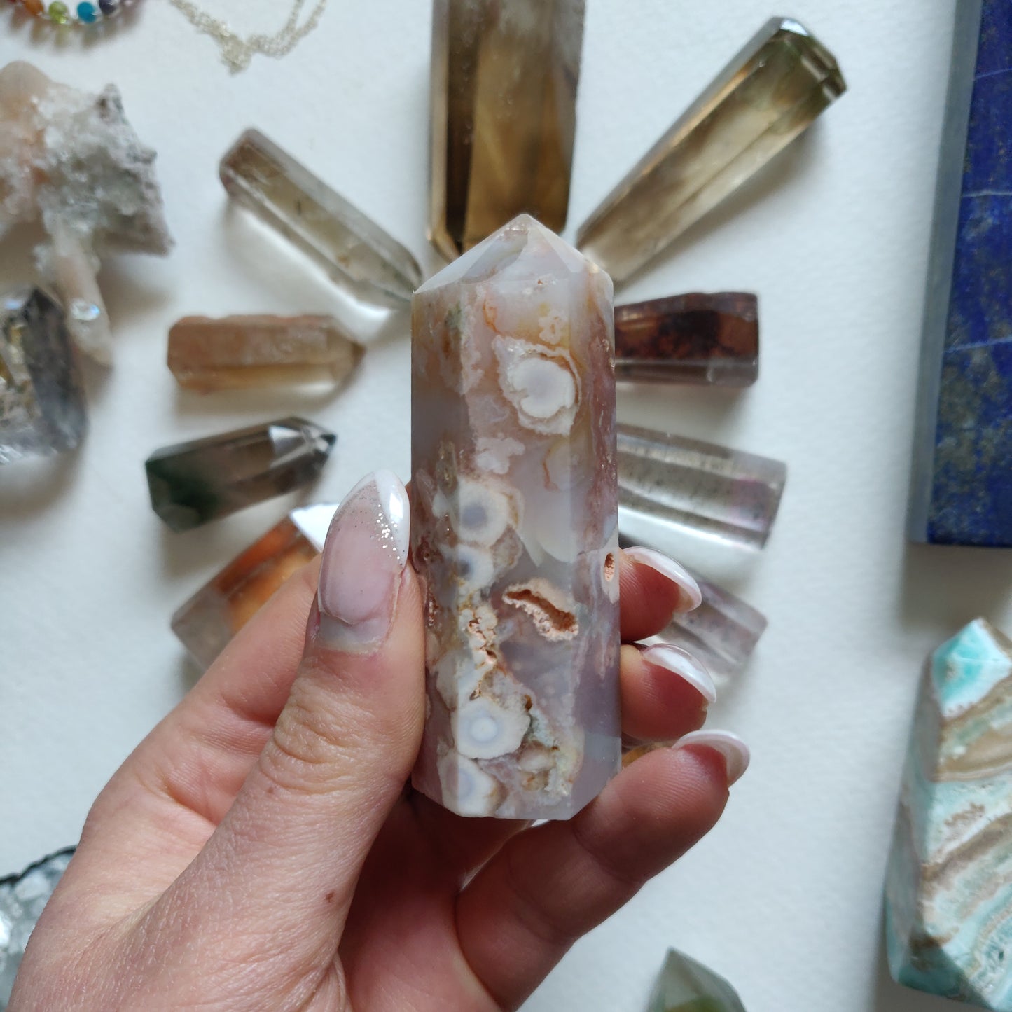 Flower Agate Tower (#8) - Simply Affinity