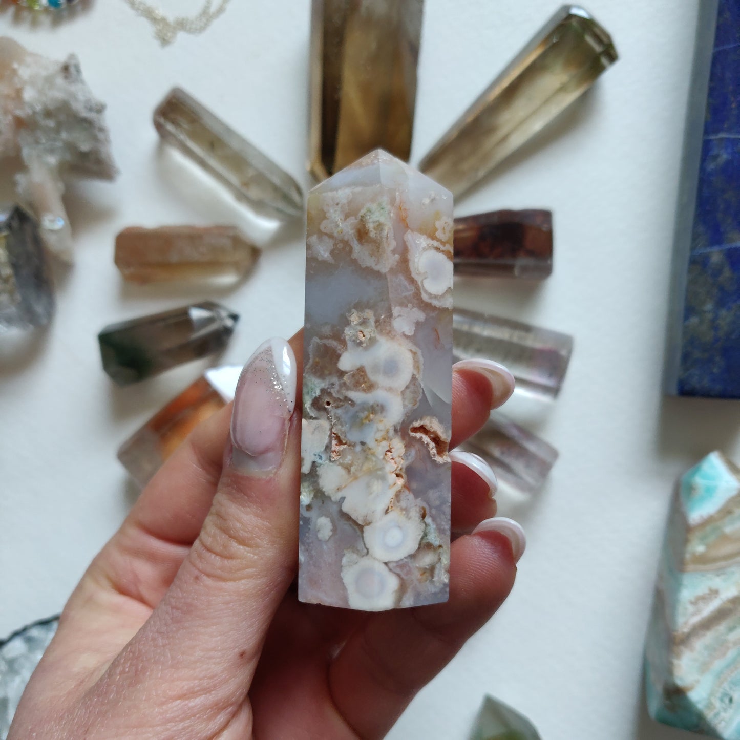 Flower Agate Tower (#8) - Simply Affinity