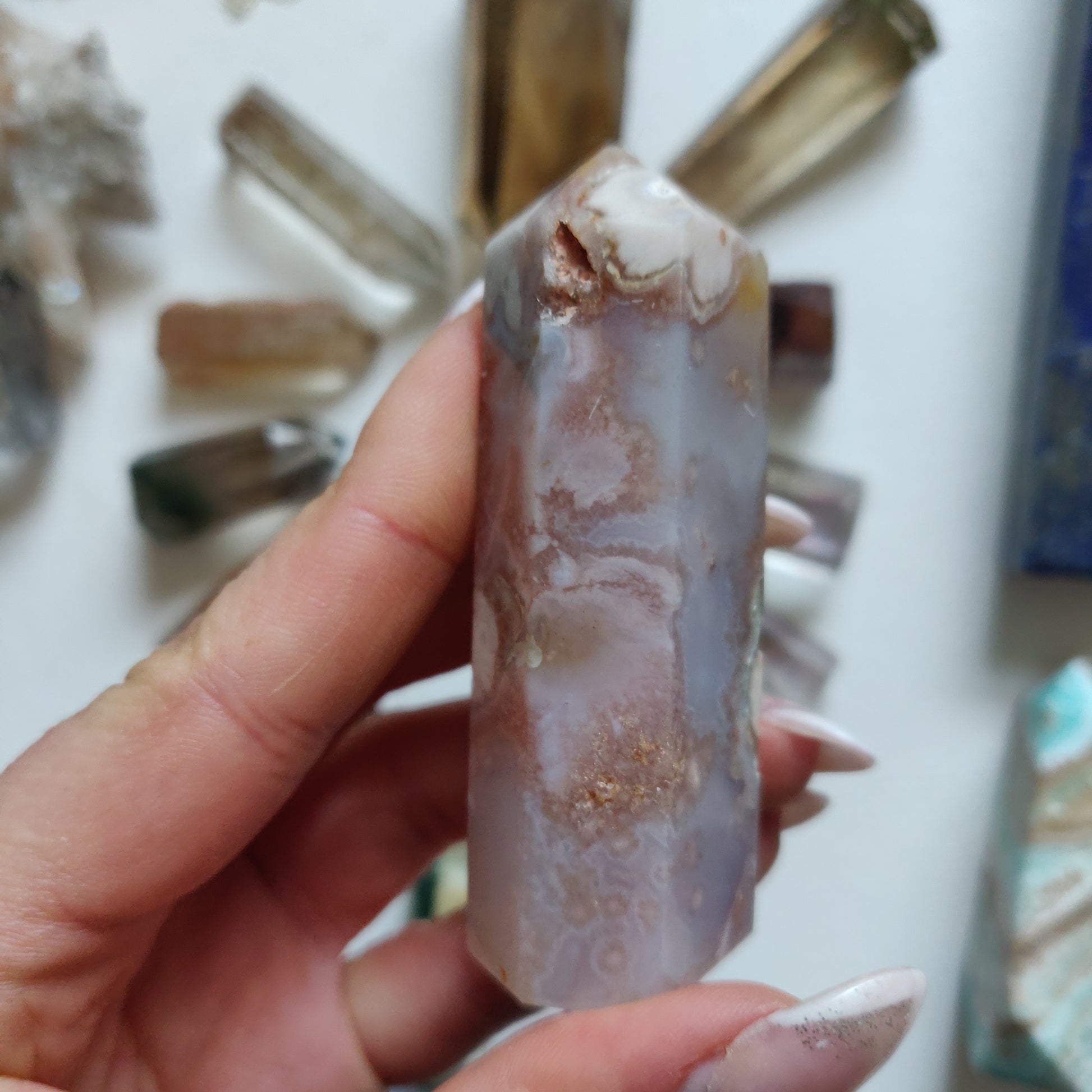 Flower Agate Tower (#8) - Simply Affinity