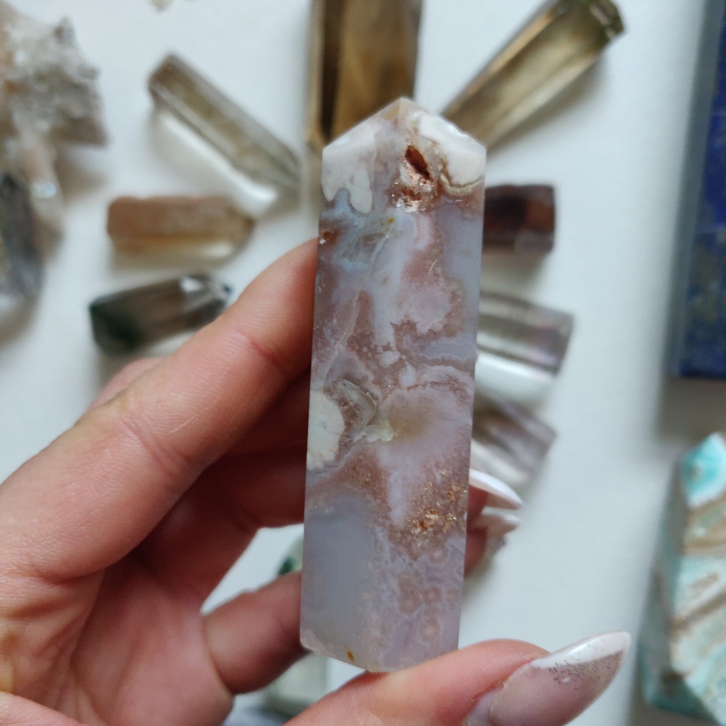 Flower Agate Tower (#8) - Simply Affinity