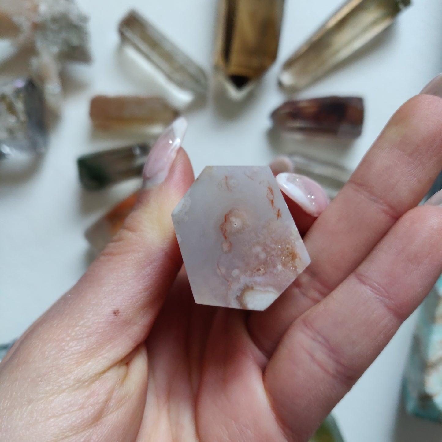 Flower Agate Tower (#8) - Simply Affinity