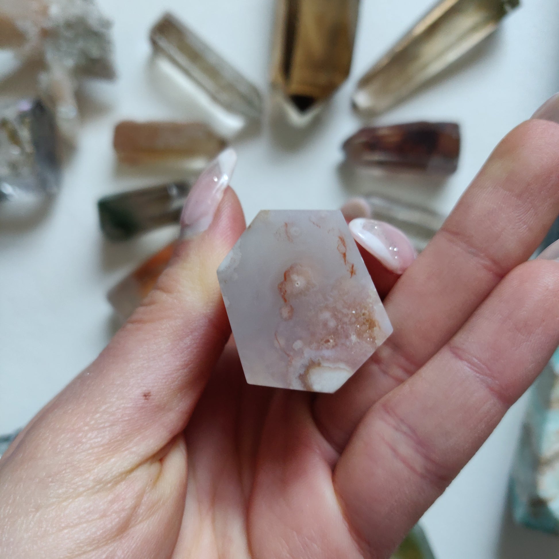 Flower Agate Tower (#8) - Simply Affinity