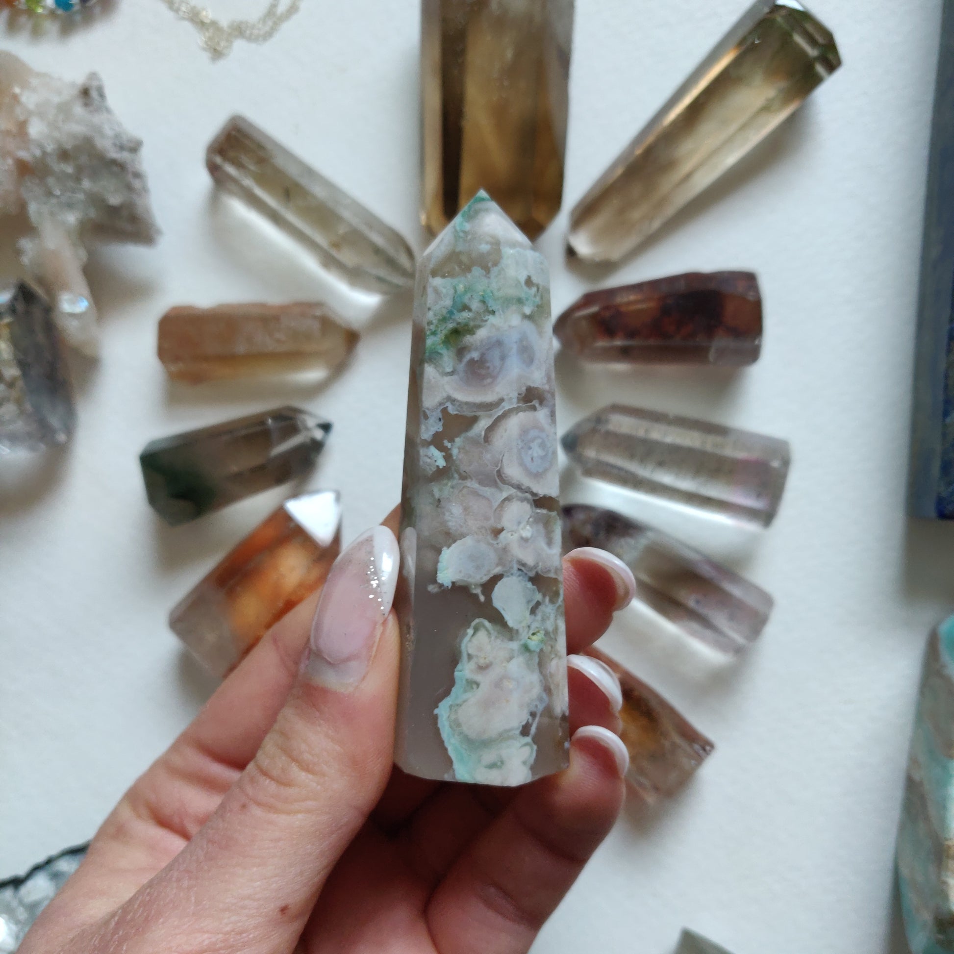 Flower Agate Tower (#9) - Simply Affinity