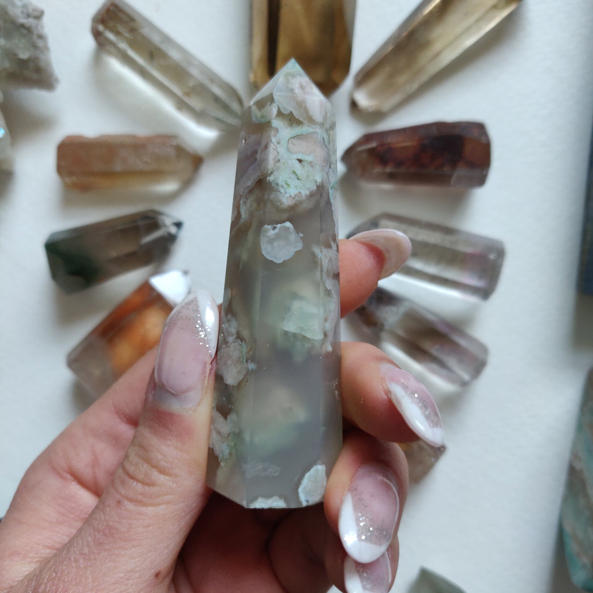 Flower Agate Tower (#9) - Simply Affinity
