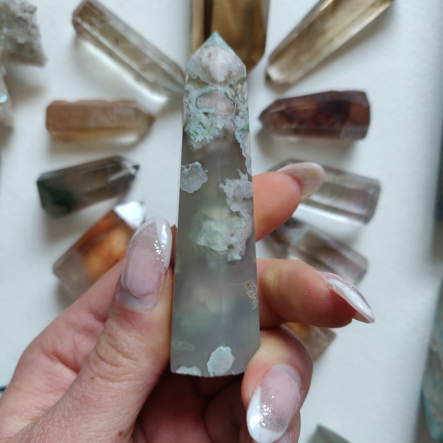 Flower Agate Tower (#9) - Simply Affinity