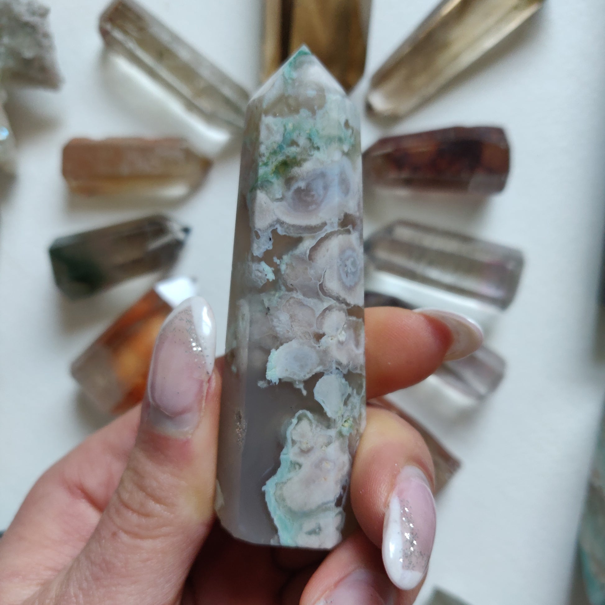Flower Agate Tower (#9) - Simply Affinity