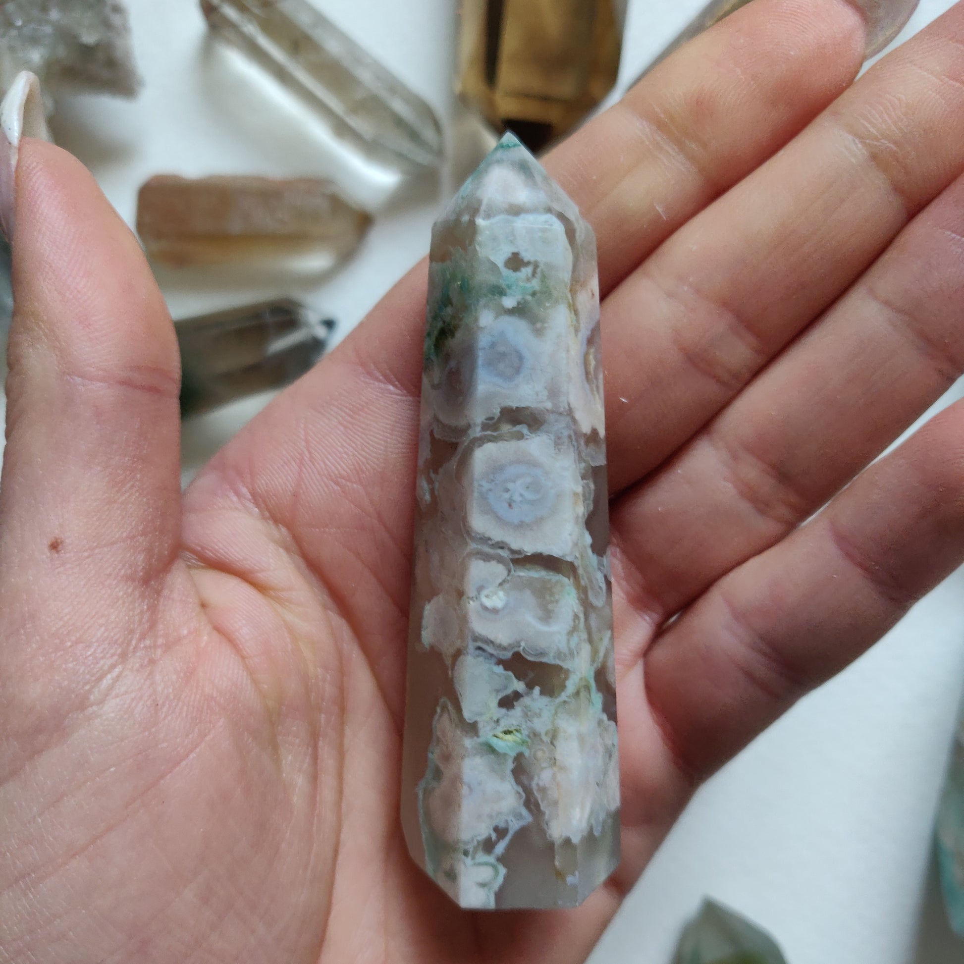 Flower Agate Tower (#9) - Simply Affinity