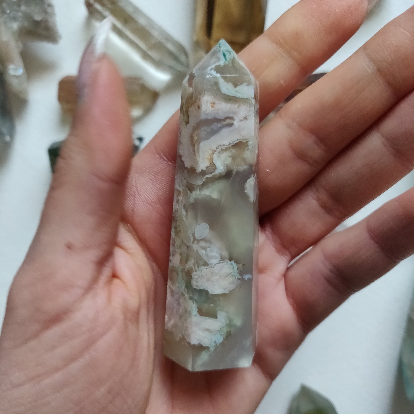 Flower Agate Tower (#9) - Simply Affinity