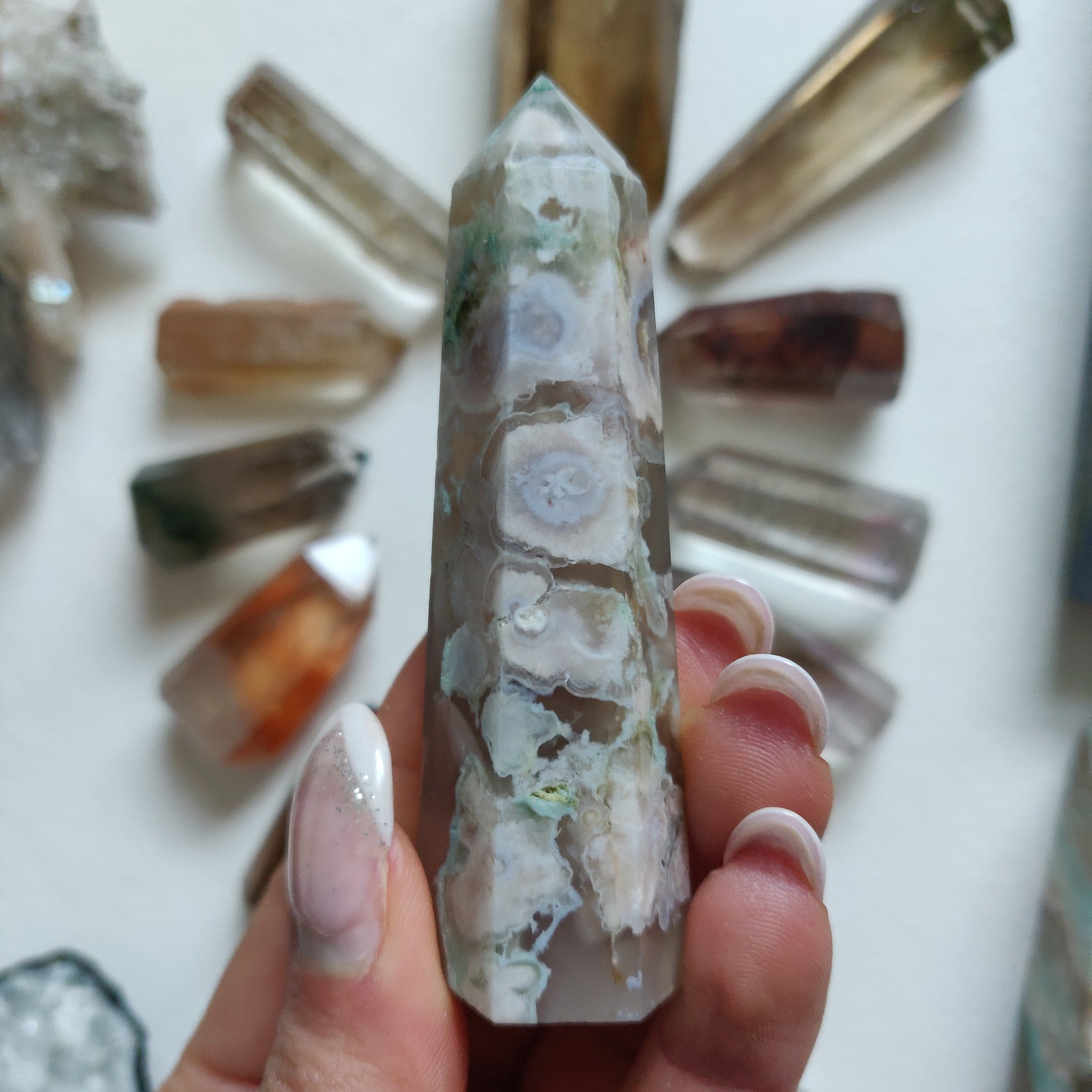 Flower Agate Tower (#9) - Simply Affinity