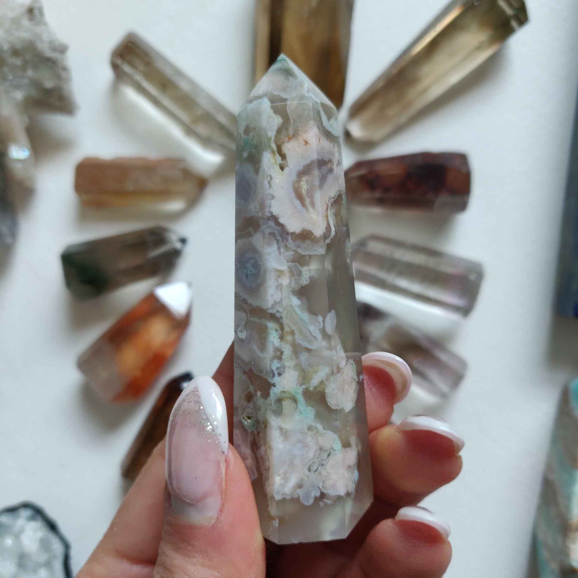Flower Agate Tower (#9) - Simply Affinity