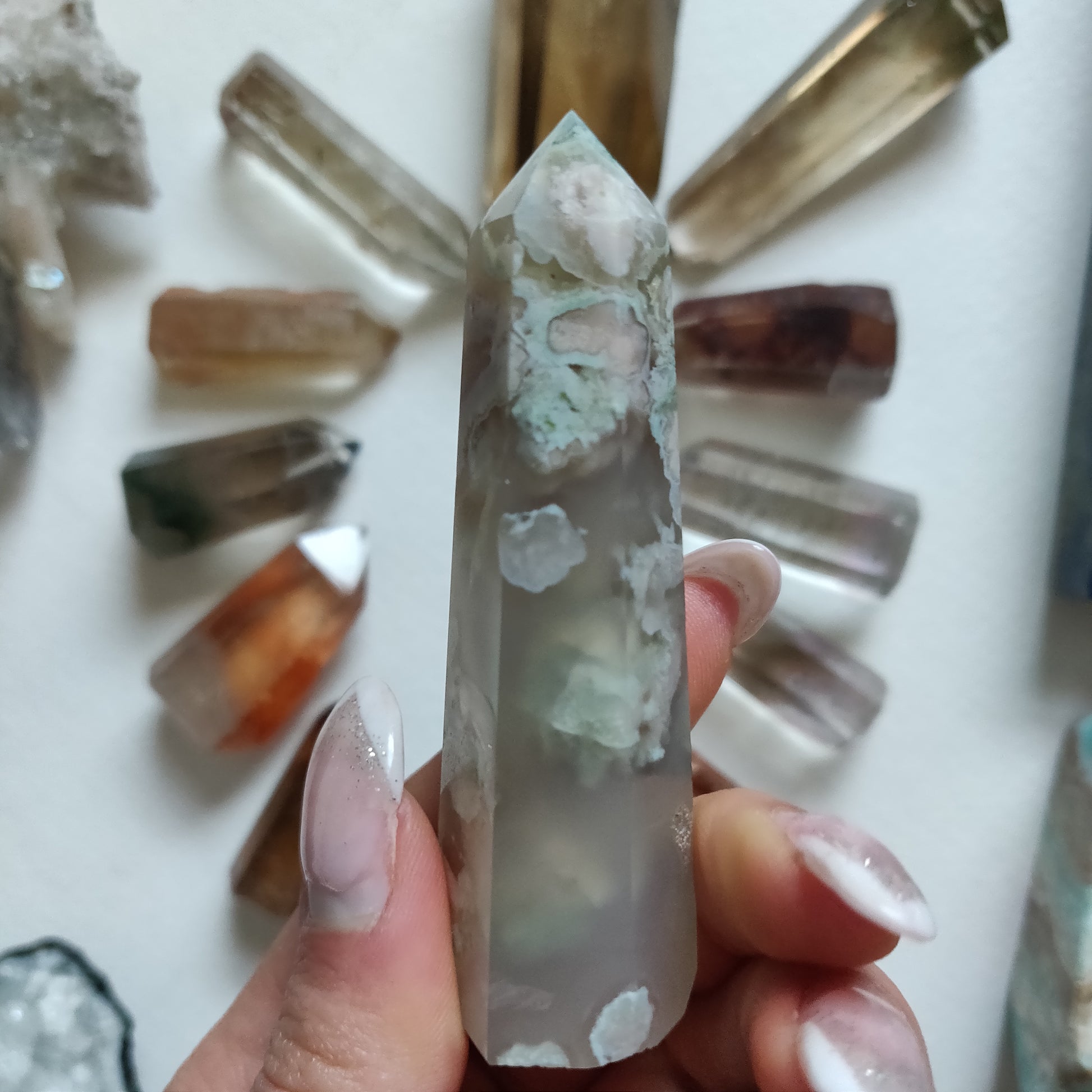 Flower Agate Tower (#9) - Simply Affinity