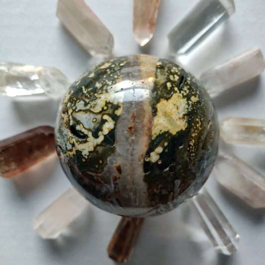 Ocean Jasper Sphere (#2) - Simply Affinity