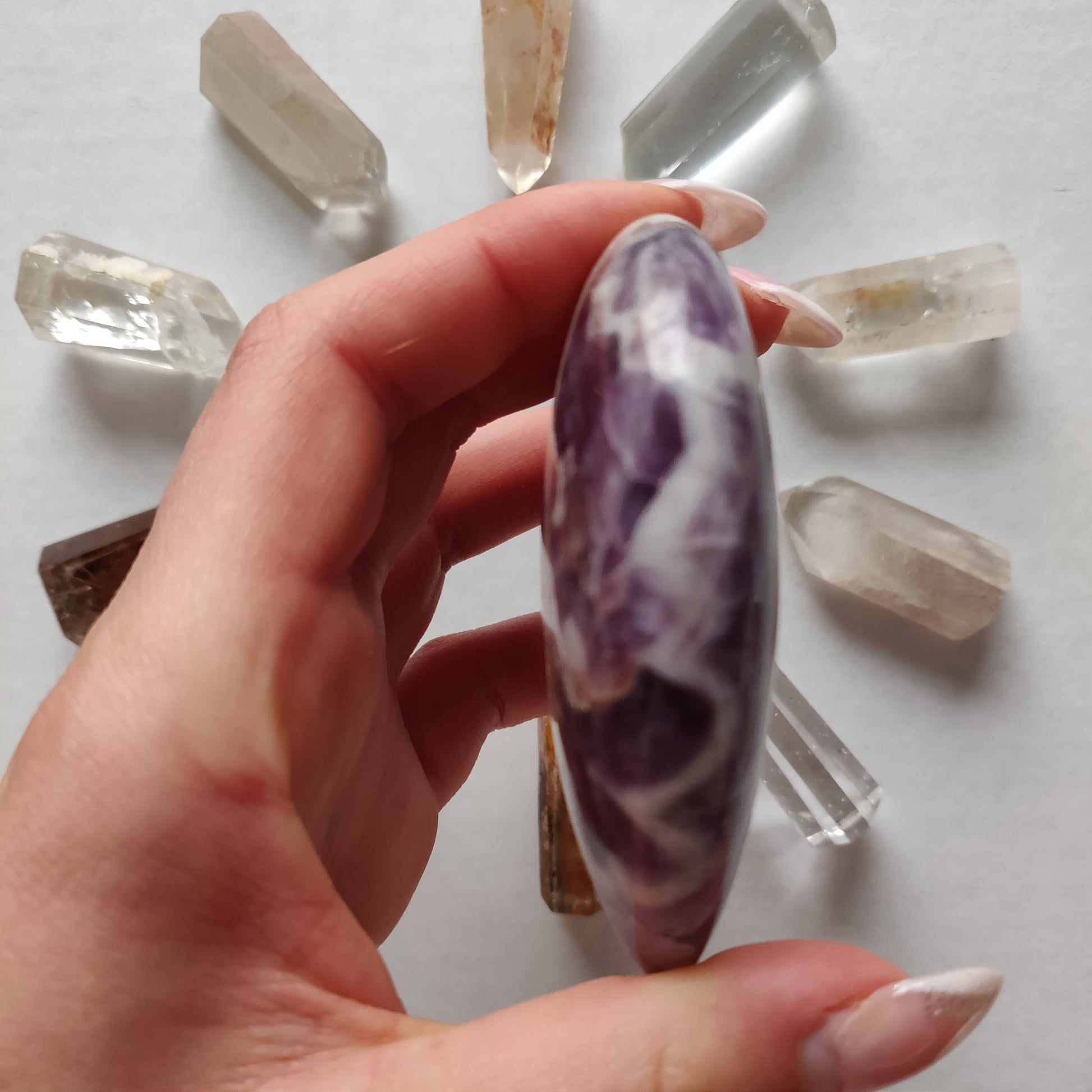 Chevron Amethyst Heart (#2) - Simply Affinity