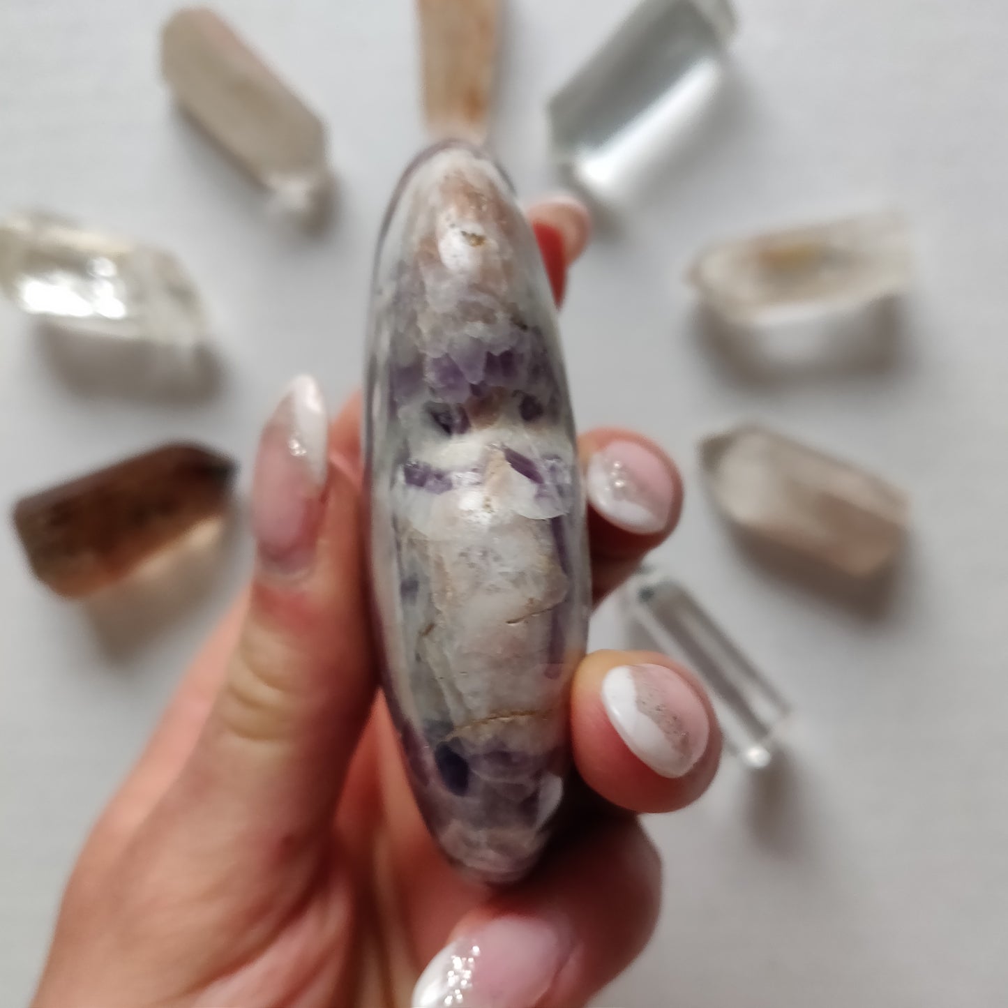 Chevron Amethyst Heart (#2) - Simply Affinity
