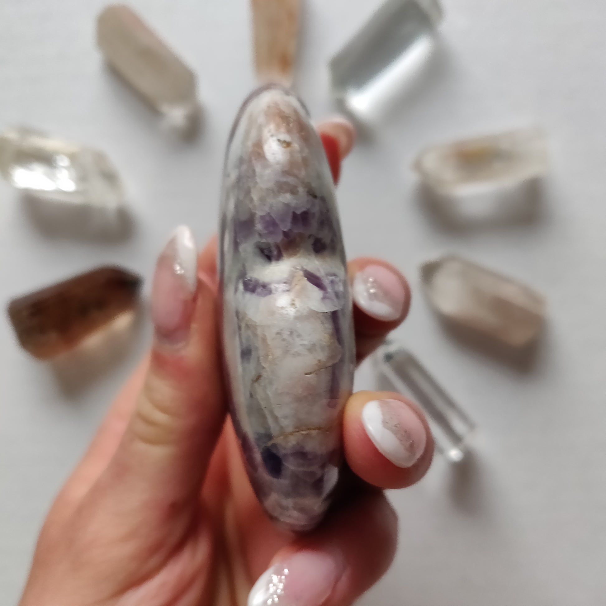 Chevron Amethyst Heart (#2) - Simply Affinity