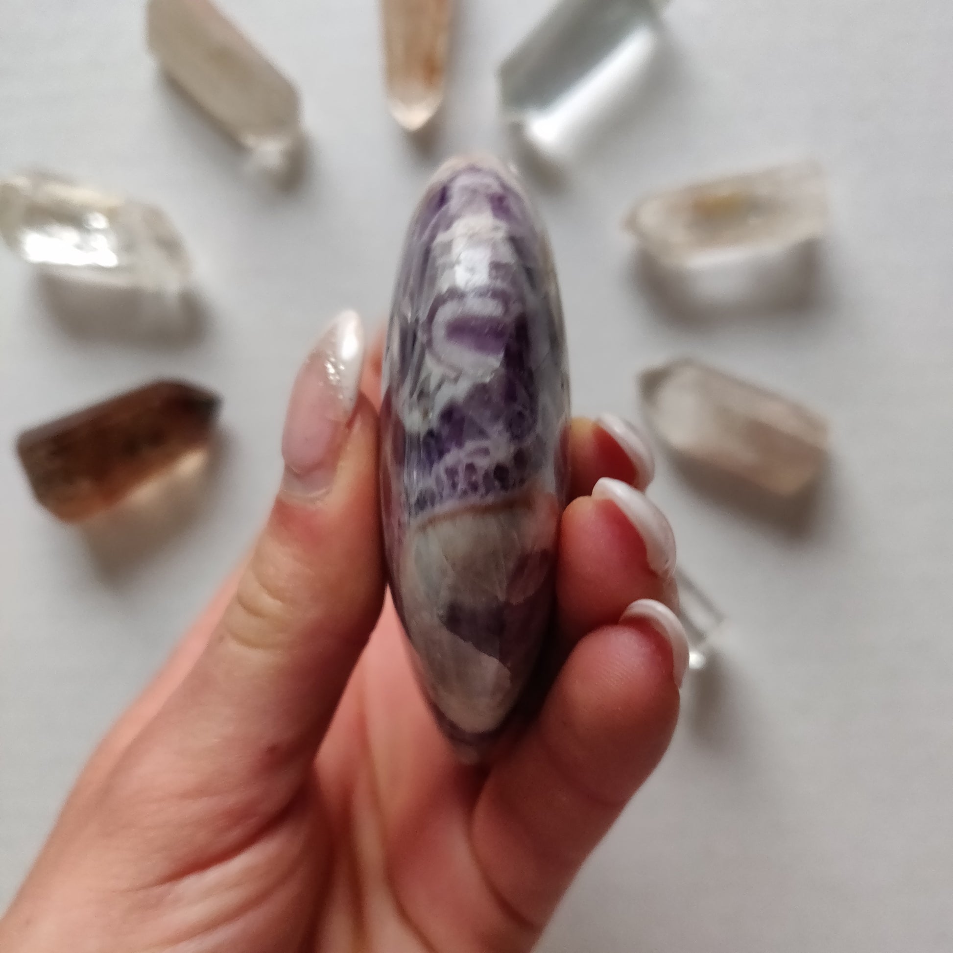 Chevron Amethyst Heart (#2) - Simply Affinity