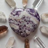 Chevron Amethyst Heart (#4) - Simply Affinity
