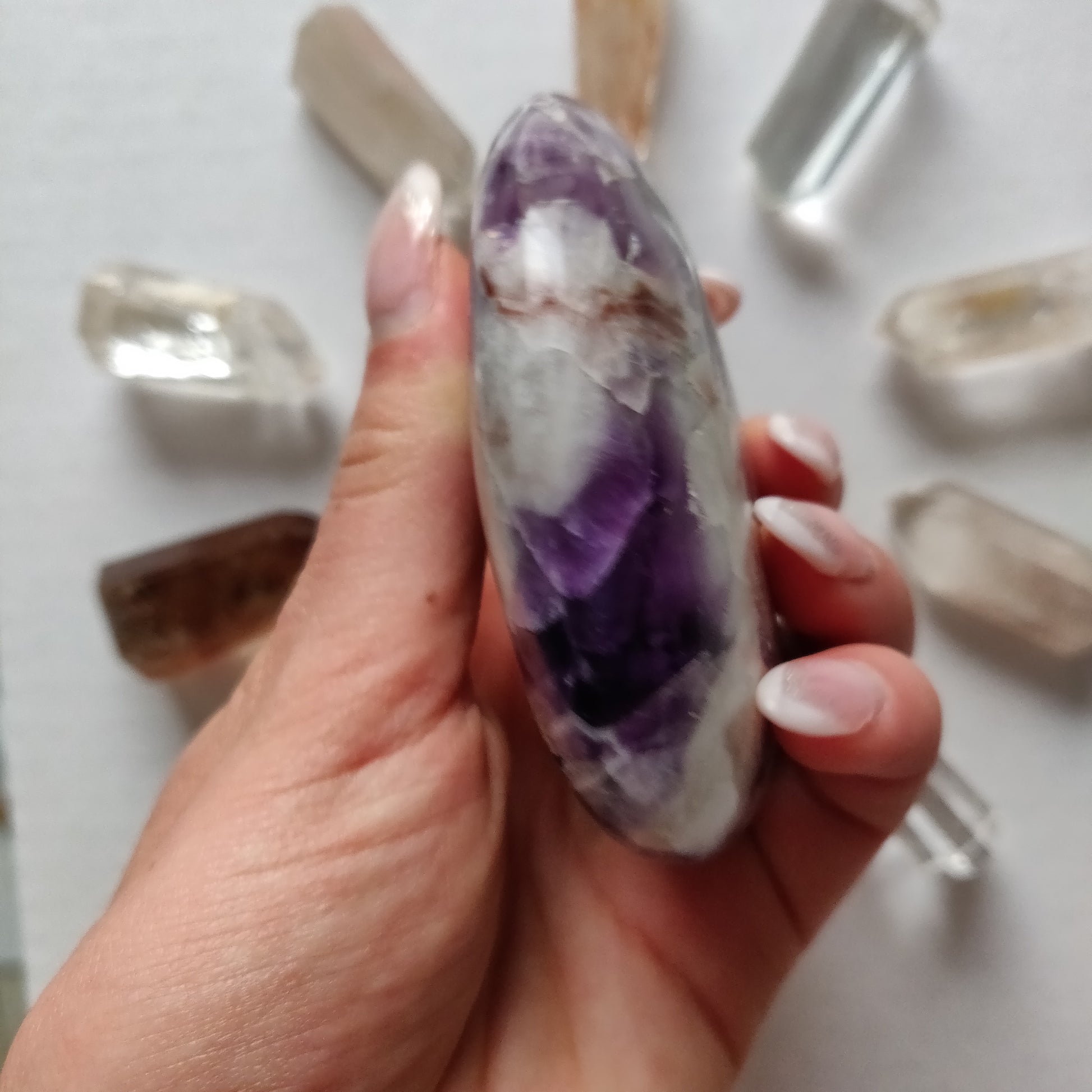 Chevron Amethyst Heart (#5) - Simply Affinity