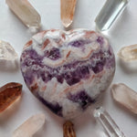 Chevron Amethyst Heart (#5) - Simply Affinity