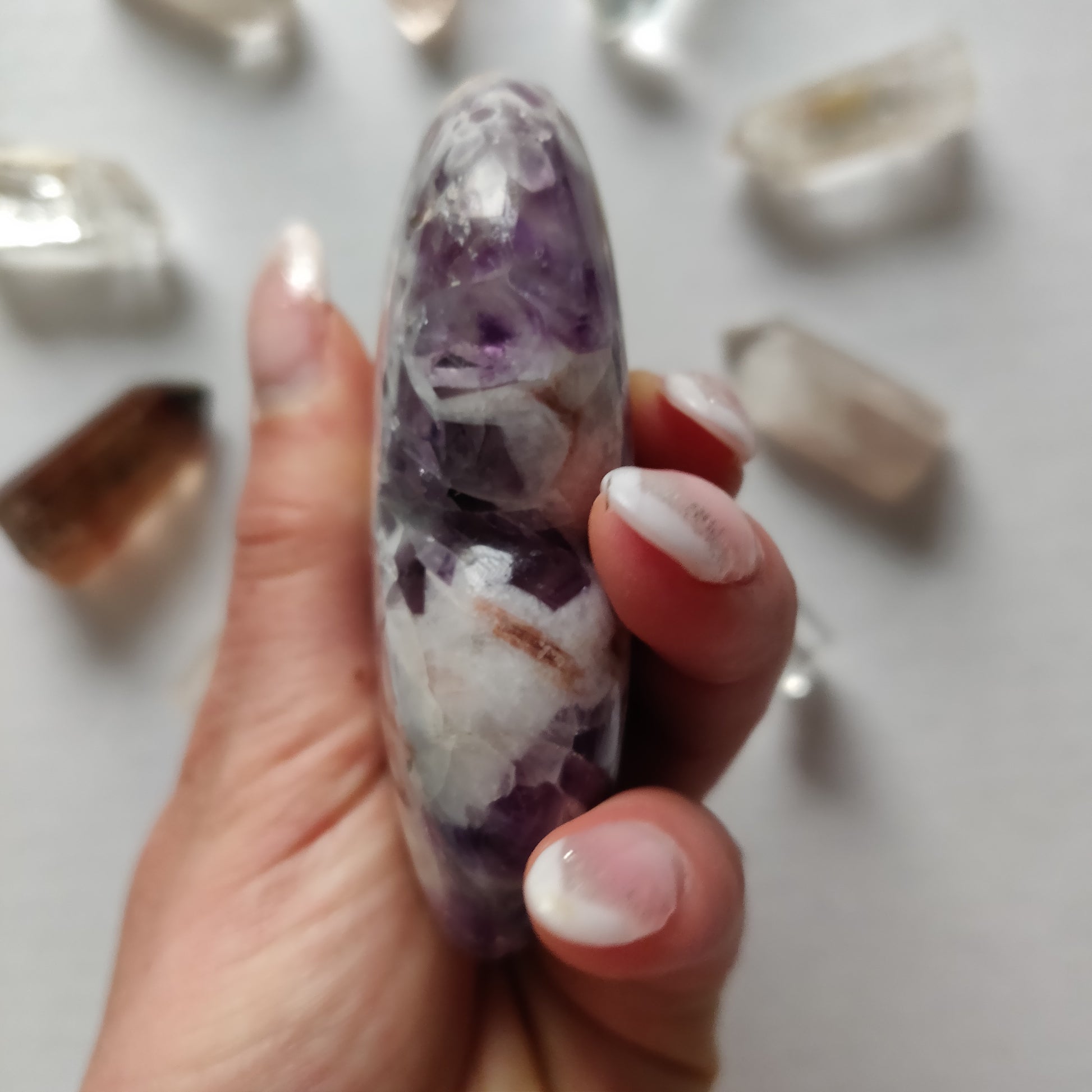 Chevron Amethyst Heart (#6) - Simply Affinity