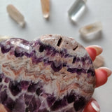 Chevron Amethyst Heart (#7) - Simply Affinity