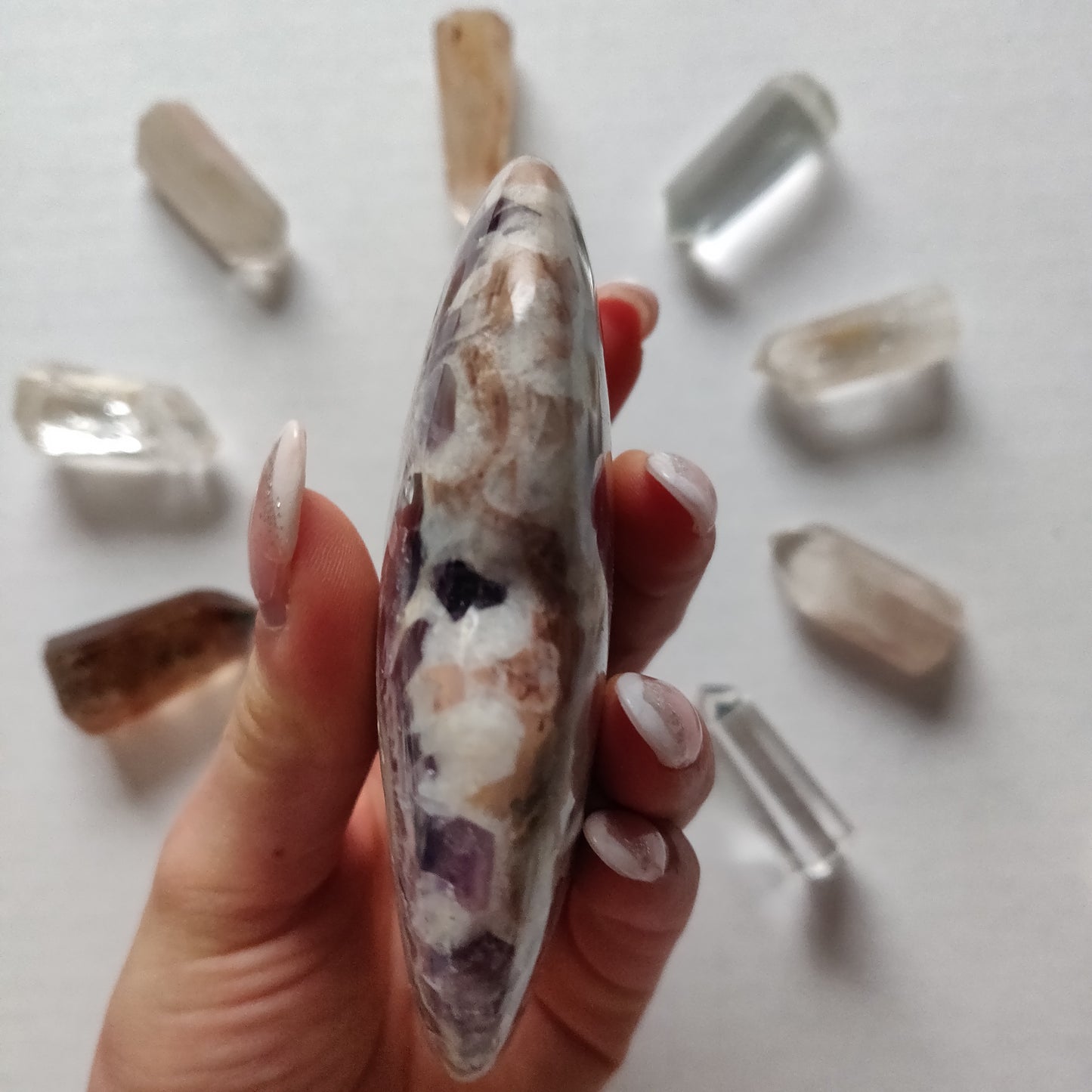 Chevron Amethyst Heart (#9) - Simply Affinity